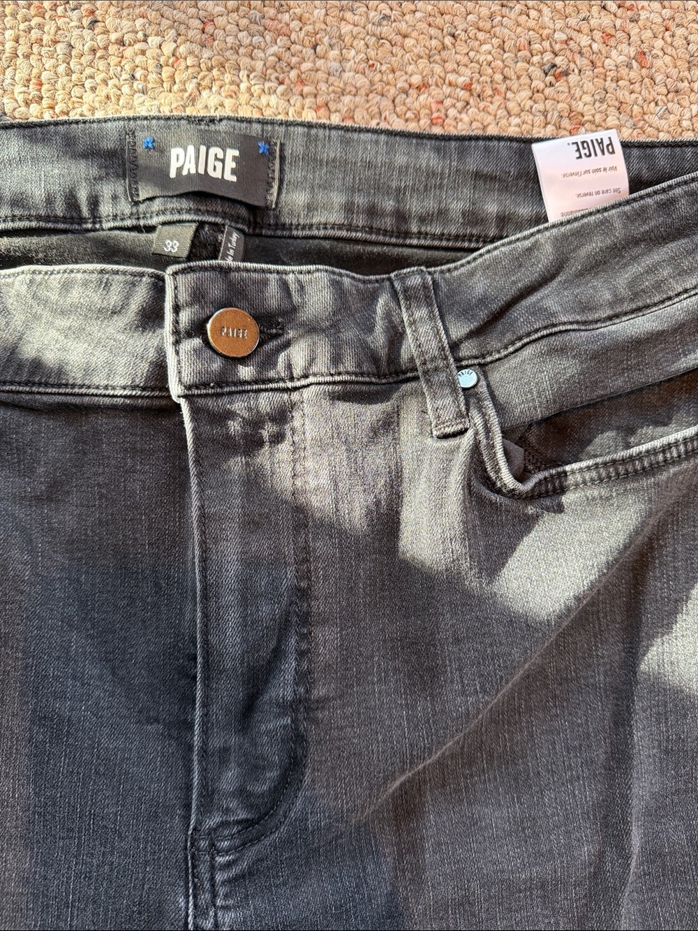 PAIGE Jeans in Washed Black
